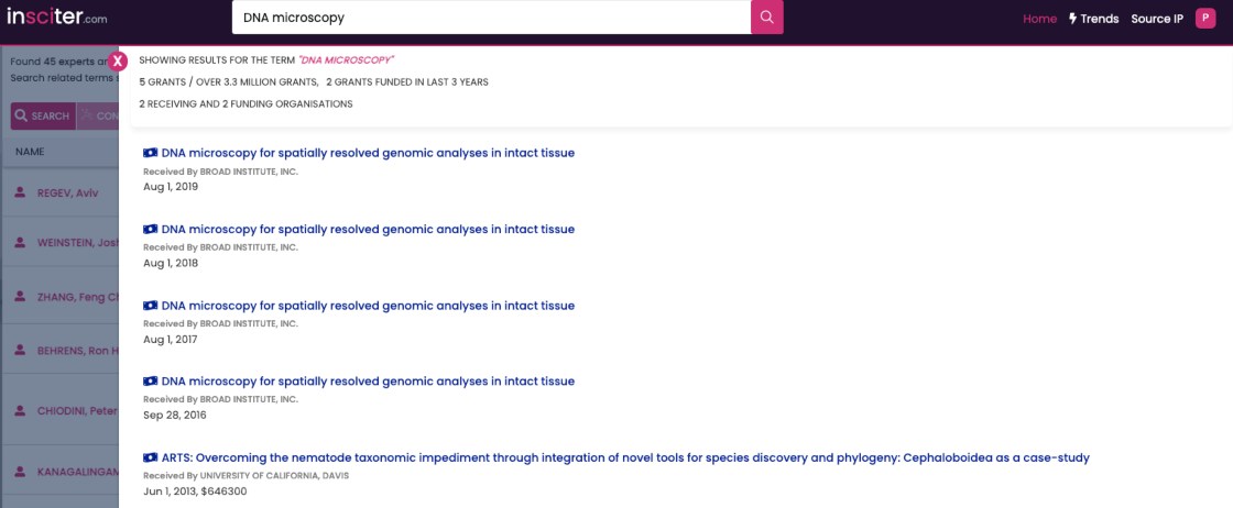 Biotech Insciter search